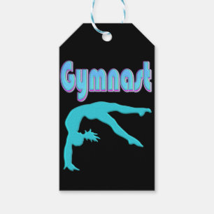 Gymnast-ryggledaren steg ut och ut presentetikett