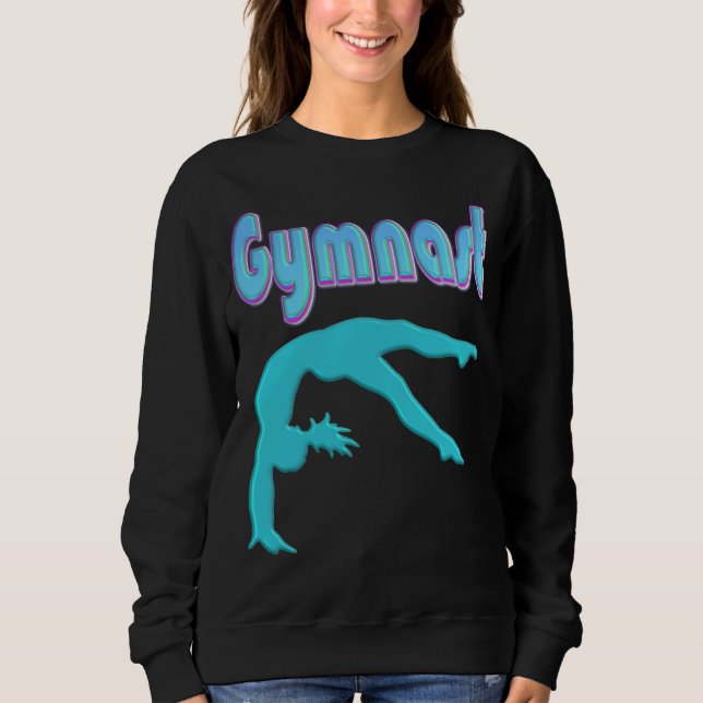Gymnast-ryggledaren steg ut och ut t shirt (Framsida)