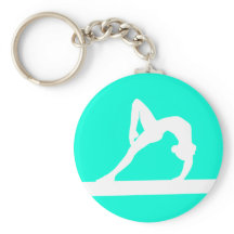 Gymnast Silhouette Keychain Turcos