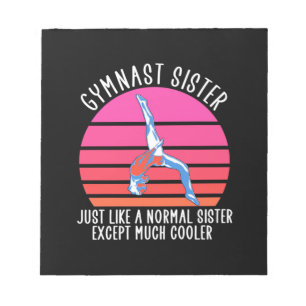 Gymnast Sister Anteckningsblock
