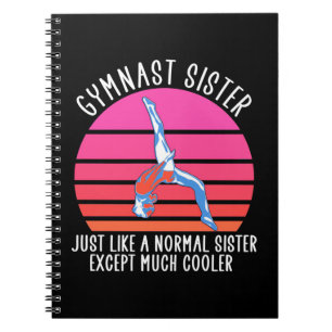 Gymnast Sister Anteckningsbok