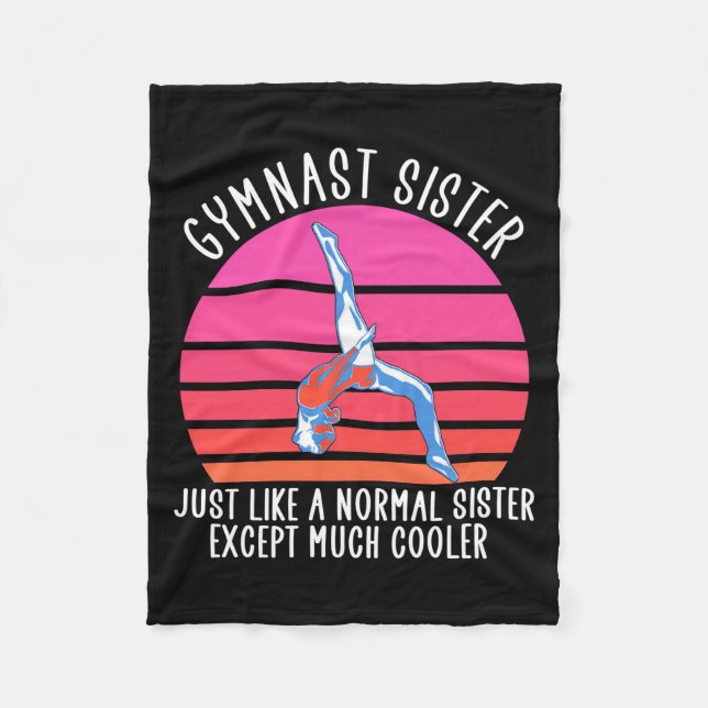 Gymnast Sister Fleecefilt (Framsidan)