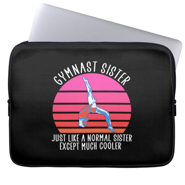 Gymnast Sister Laptop Fodral (Framsidan)