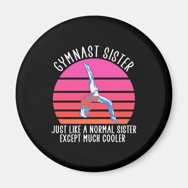 Gymnast Sister Magnet (Framsidan)