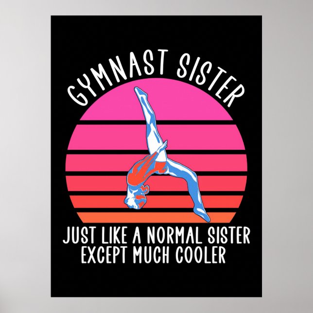 Gymnast Sister Poster (Framsidan)