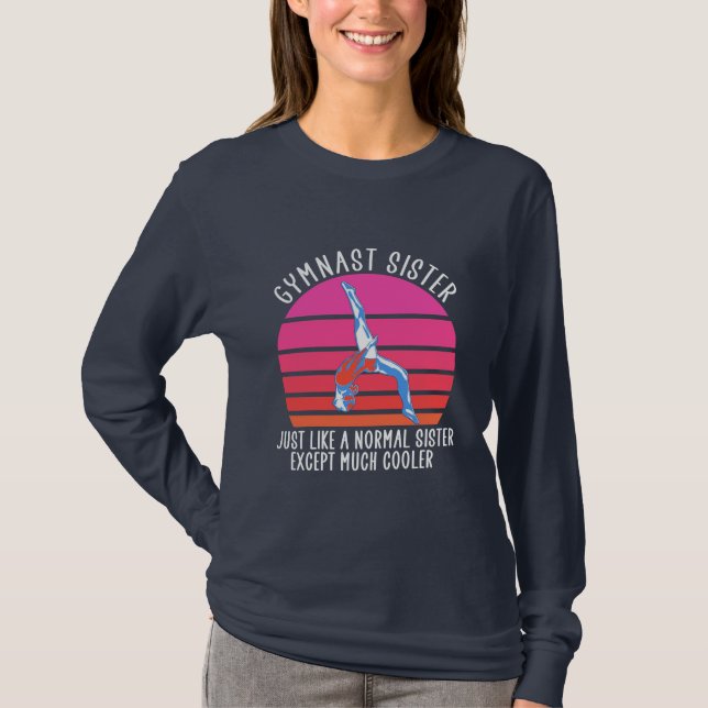 Gymnast Sister T Shirt (Framsida)