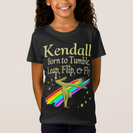 GYMNAST-TANK ELLER TEE FÖR PERSONLIG TILL TUMBLE SHIRT