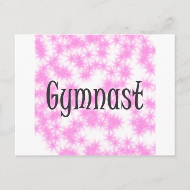 Gymnast Vykort (Framsida)