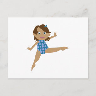 Gymnast Vykort