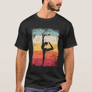 Gymnast With Clubs Rhythmic Gymnastics T Shirt