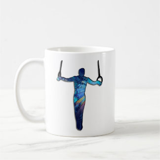 Gymnaste Homme Anneaux Duo Kaffemugg