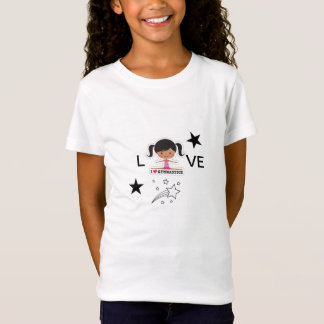 Gymnastflicka inpassad skjorta för Bella Babydoll Tee Shirt