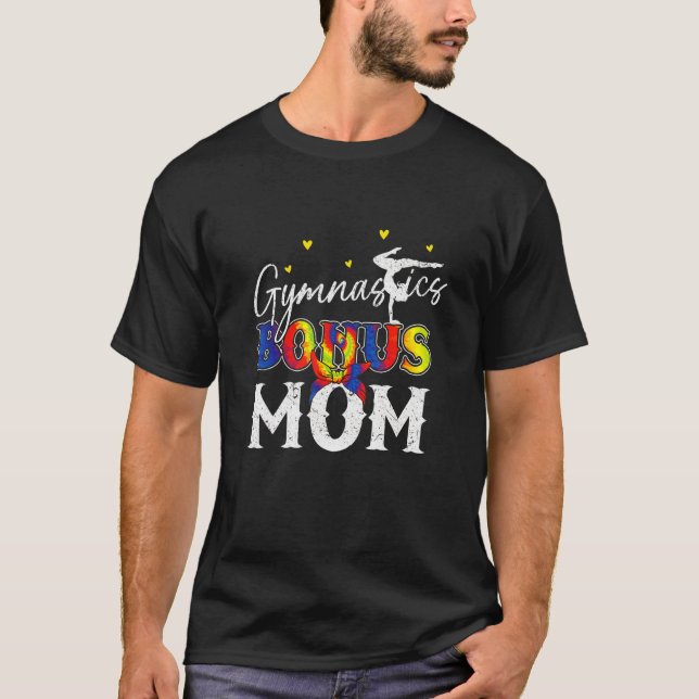 Gymnastic Bonus Mamma Stepmor Stepmamma Gymnast 1 T Shirt (Framsida)