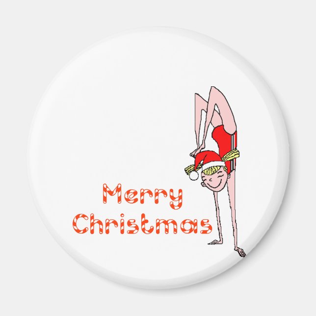 Gymnastic God jul Magnet (Framsidan)