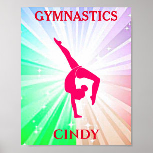 Gymnastic Ljus Poster