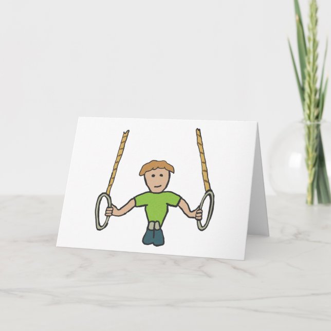 Gymnastic Ringar Kort (Framsida)