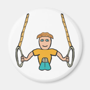 Gymnastic Ringar Magnet