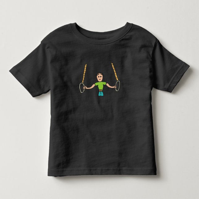 Gymnastic Ringar T Shirt (Framsida)