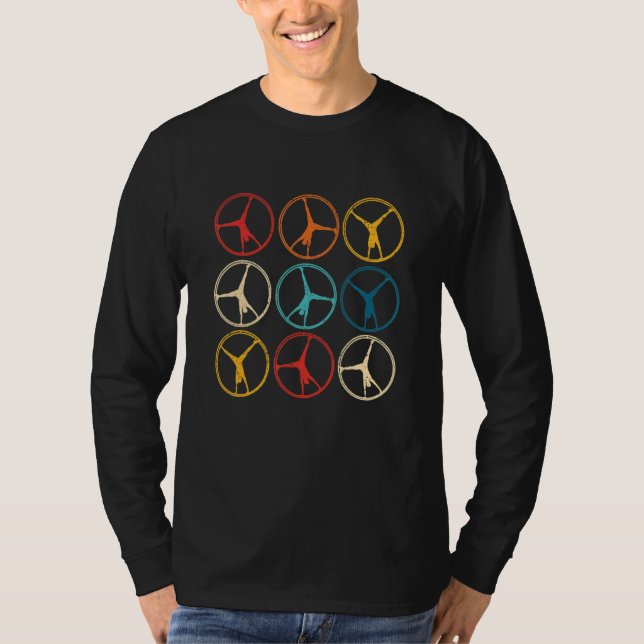 Gymnastic Wheel Gymnastics Idrottsman Gymnast Chee T Shirt (Framsida)