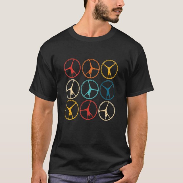 Gymnastic Wheel Gymnastics Idrottsman Gymnast Chee T Shirt (Framsida)