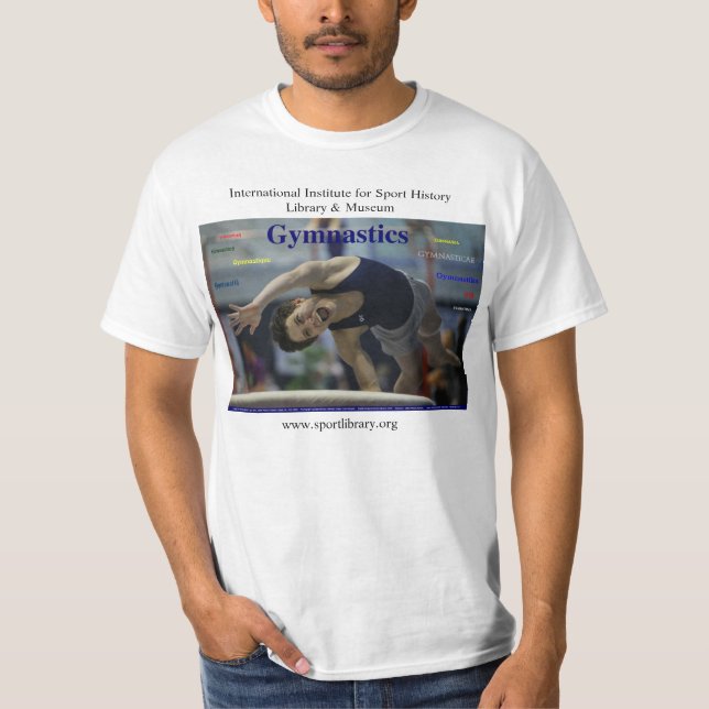 GYMNASTICS #1, Julius Neuber Vaulting T Shirt (Framsida)