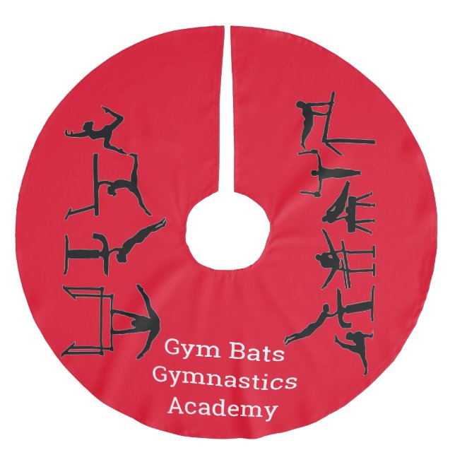 Gymnastics Academy Julgran Skirt Julgransmatta Borstad Polyester (Framsidan)