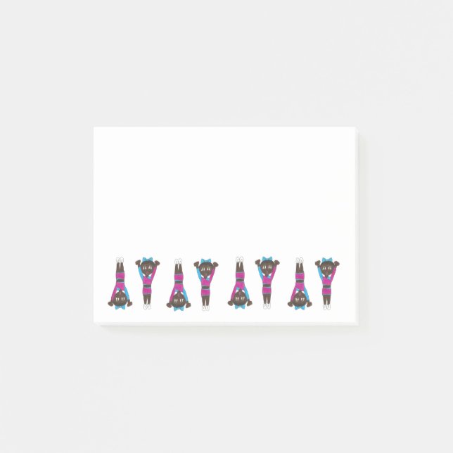 Gymnastics Acrobatics Dance Teacher Gymnast Coach Post-it Block (Framsida)