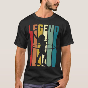 Gymnastics Acrobatics Hooping Retro Hula Ring Leg T Shirt