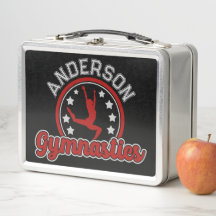 Gymnastics ADD NAMN Gymnast Vault Golv Idrottsman