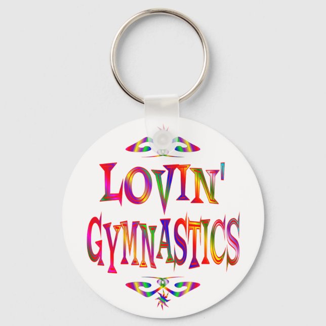 Gymnastics Älskare Nyckelring (Framsida)