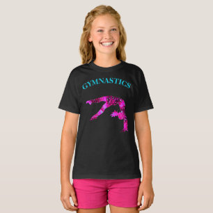 Gymnastics Back HandSpring T-Shirt w/ Gymnast Namn