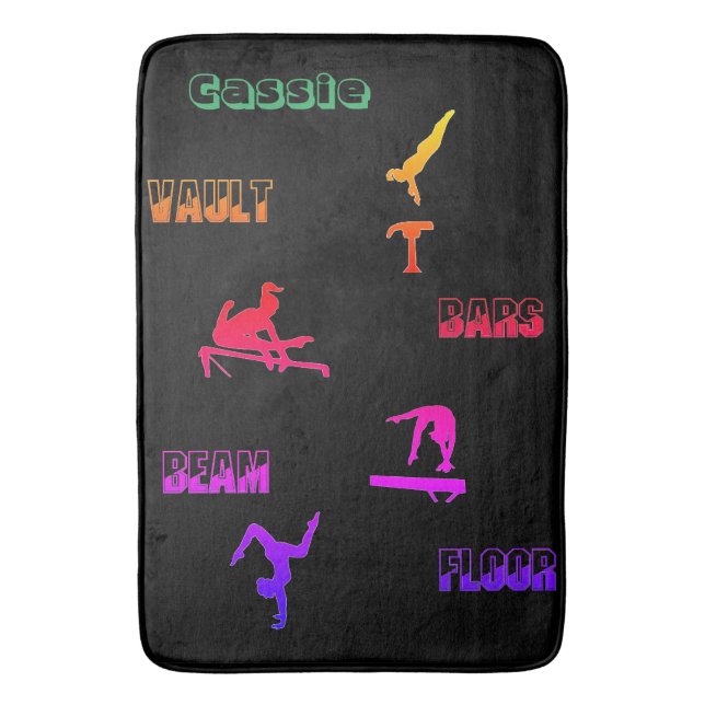 Gymnastics Bath Mat Badrumsmatta (Framsidan (Vertikal))