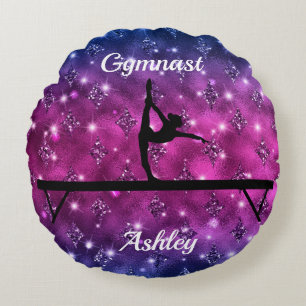 Gymnastics Beam Glam Rund Kudde