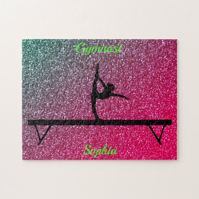 Gymnastics Beam Watermelon Gnistra Pussel (Horisontell)