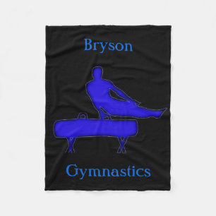Gymnastics Blanket for Boys - Pommel Horse Fleecefilt
