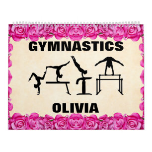 Gymnastics Blommigt Calendar Kalender