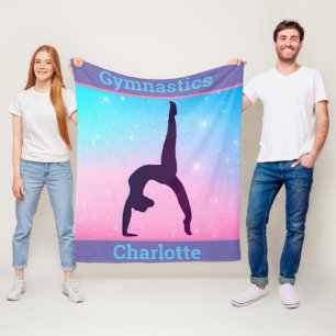 Gymnastics Bridge Kickover Pastel Fleecefilt