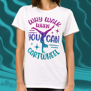 Gymnastics Cartjul Magenta Lila Turcos T Shirt