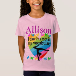 GYMNASTICS CHAMPION PERSONLIG T SHIRT
