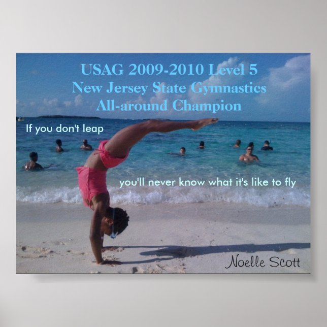 Gymnastics Champion Poster (Framsidan)
