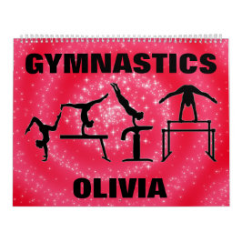 Gymnastics Cherry Gnistra Swirl Calendar Kalender