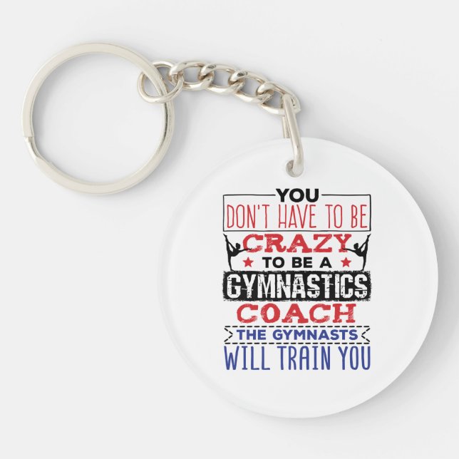 Gymnastics Coach Funny Appreciation Gift Crazy (Framsidan)