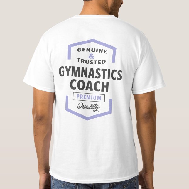 Gymnastics Coach Logotyp Gifts. Tröja (Baksida)