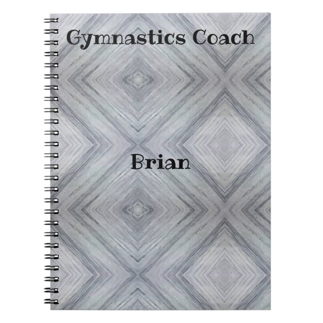 Gymnastics Coach Personlig Spiral bärbar dator Anteckningsbok (Framsidan)