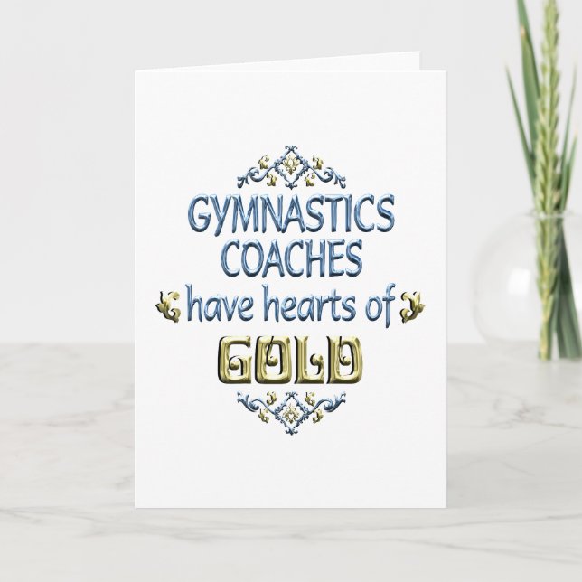 Gymnastics Coach-utvärdering Kort (Framsida)