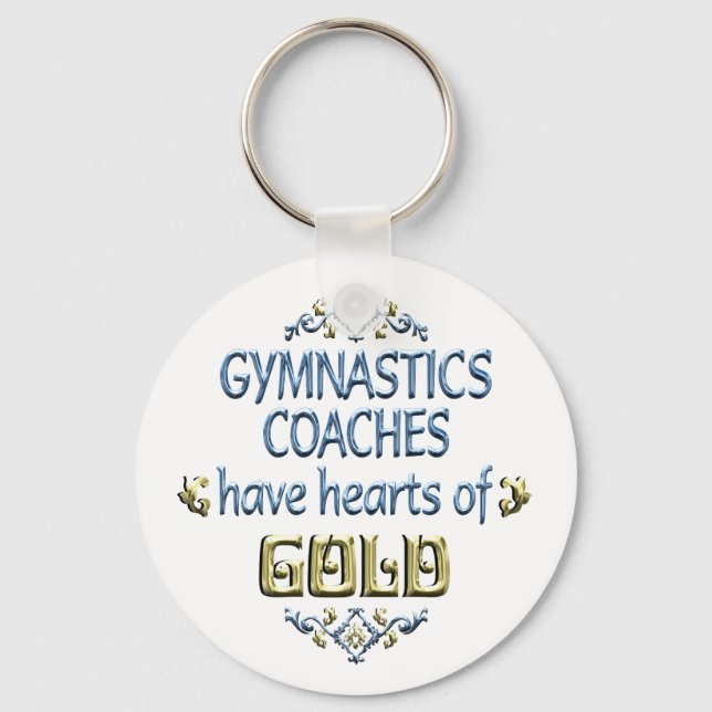 Gymnastics Coach-utvärdering Nyckelring (Framsida)