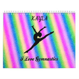 GYMNASTICS COLORFUL CALENDAR PERSONLIG 2022. KALENDER