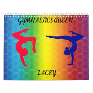 GYMNASTICS COLORFUL CALENDAR PERSONLIG 2022. KALENDER
