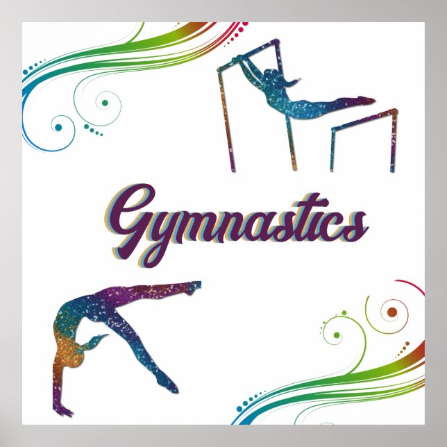 Gymnastics Dreams Gymnast Poster (Framsidan)