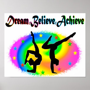 GYMNASTICS DREAMS KOM SANT POSTER